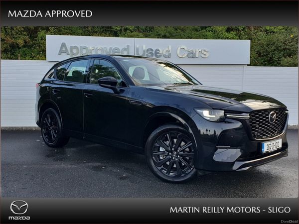 Mazda CX-60 SUV, Petrol Plug-in Hybrid, 2026, Black