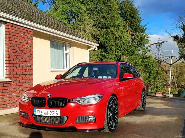 BMW 3-Series Estate, Diesel, 2017, Red