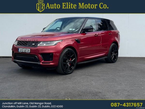 Land Rover Range Rover Sport SUV, Petrol Plug-in Hybrid, 2021, Red