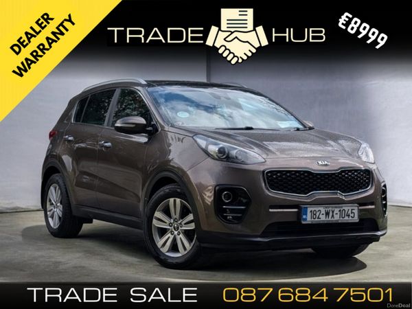 Kia Sportage SUV, Diesel, 2018, Brown