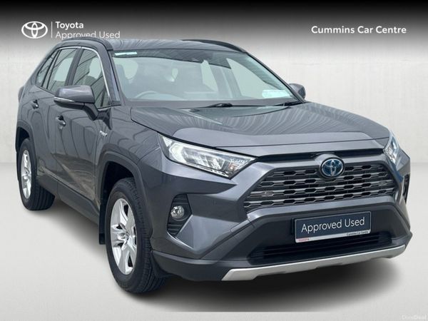 Toyota RAV4 SUV, Petrol Hybrid, 2021, Grey