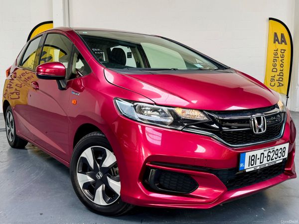 Honda Fit Hatchback, Petrol Hybrid, 2018, Red