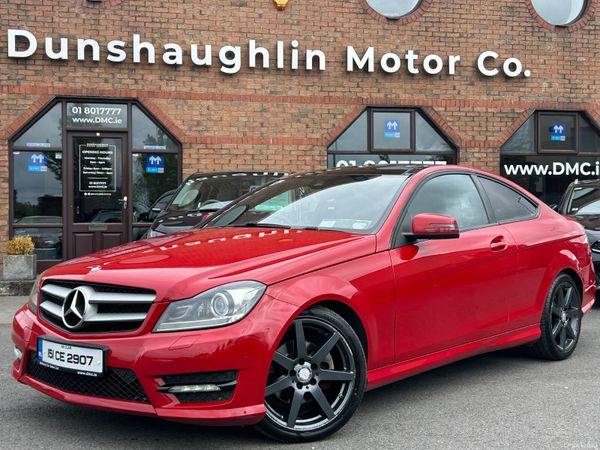 Mercedes-Benz C-Class Coupe, Diesel, 2015, Red