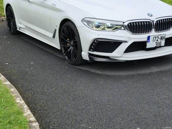 BMW 5-Series Saloon, Petrol Plug-in Hybrid, 2017, White