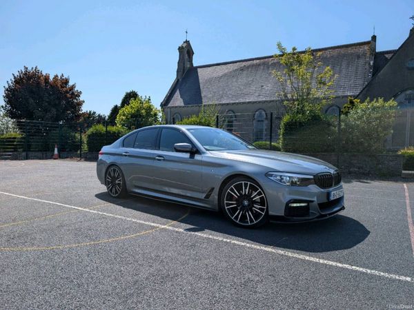 BMW 5-Series Saloon, Diesel, 2018, Blue