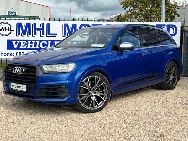 Audi SQ7 SUV, Diesel, 2017, Blue