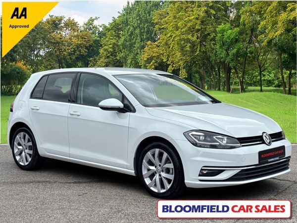 Volkswagen Golf Hatchback, Petrol, 2019, White
