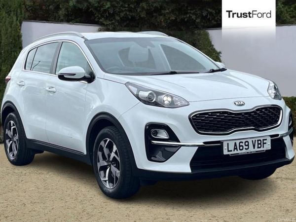 Kia Sportage SUV, Diesel Hybrid, 2020, White