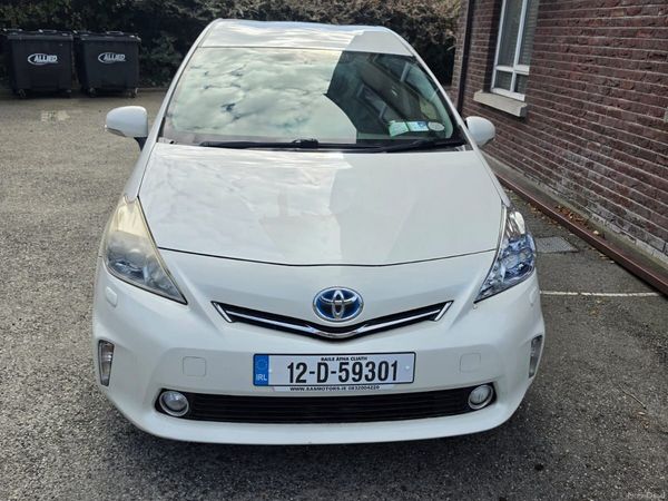 Toyota Prius MPV, Petrol Hybrid, 2012, White