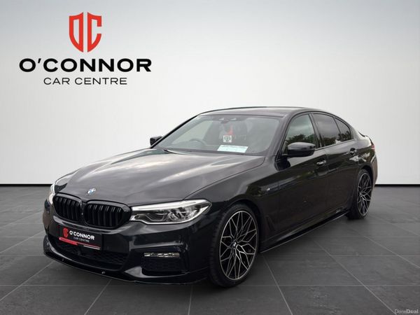 BMW 5-Series Saloon, Petrol, 2018, Black