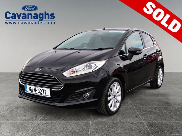 Ford Fiesta Hatchback, Petrol, 2016, Black