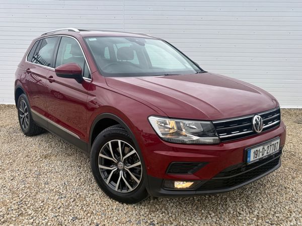 Volkswagen Tiguan SUV, Diesel, 2019, Red
