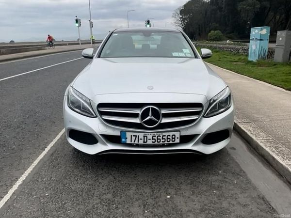 Mercedes-Benz C-Class Saloon, Petrol Plug-in Hybrid, 2017, Silver