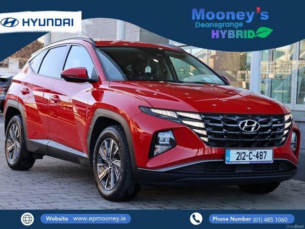 Hyundai Tucson SUV, Petrol Hybrid, 2021, Red