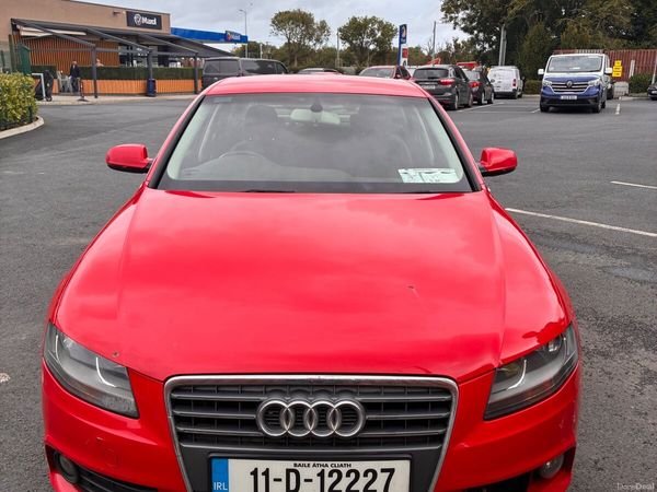 Audi A4 Saloon, Diesel, 2011, Red