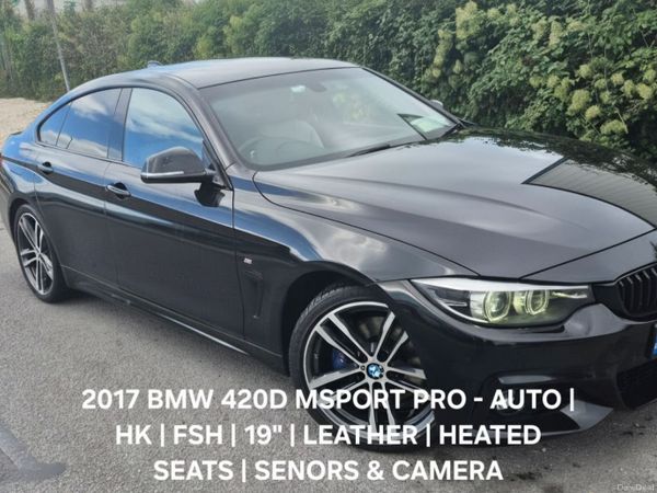 BMW 4-Series Saloon, Diesel, 2017, Black