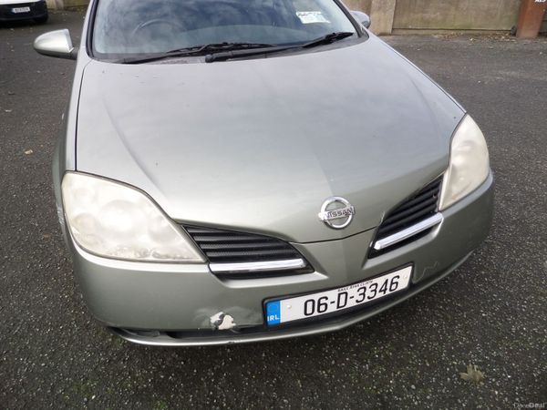 Nissan Primera Saloon, Petrol, 2006, Grey