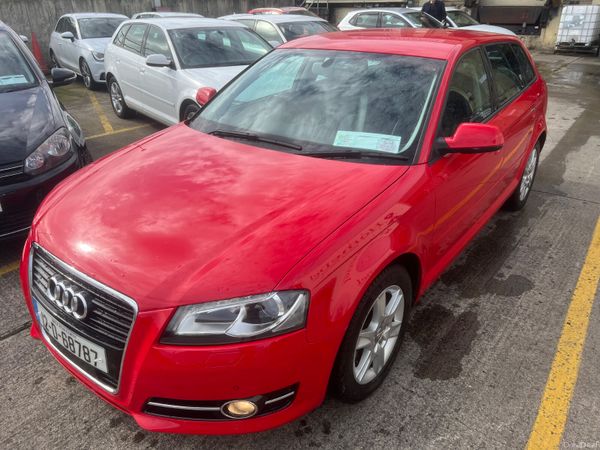 Audi A3 Hatchback, Petrol, 2012, Red