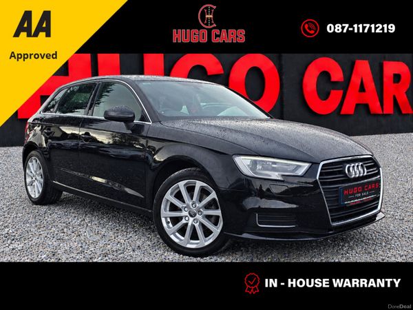 Audi A3 Hatchback, Diesel, 2018, Black