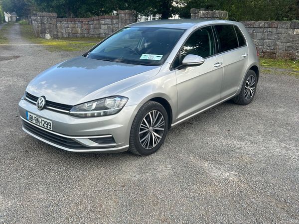 Volkswagen Golf Hatchback, Diesel, 2018, Silver