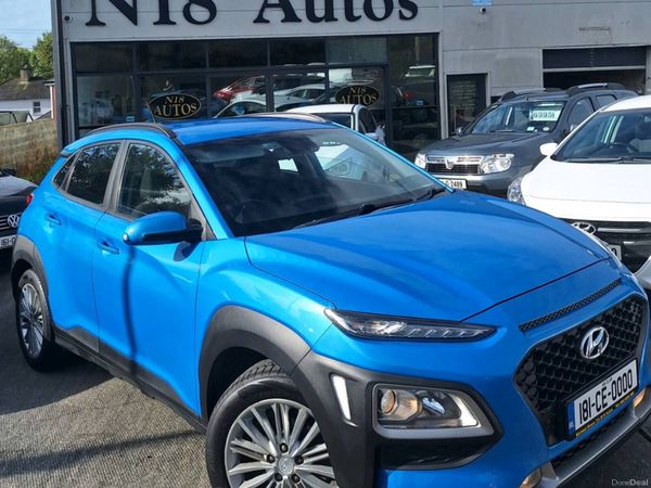 Hyundai KONA Hatchback, Petrol, 2018, Blue