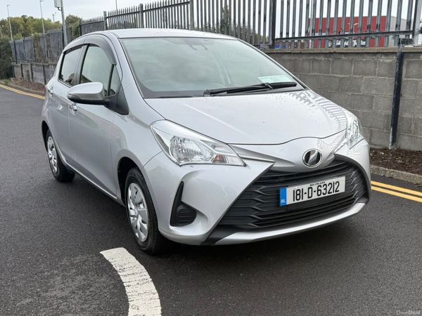 Toyota Vitz Hatchback, Petrol, 2018, Silver