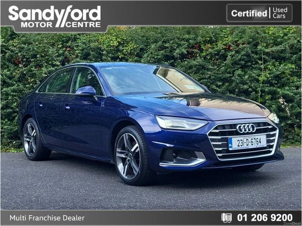 Audi A4 Saloon, Diesel, 2023, Blue