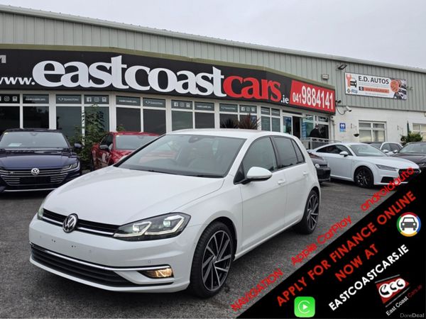 Volkswagen Golf Hatchback, Diesel, 2019, White