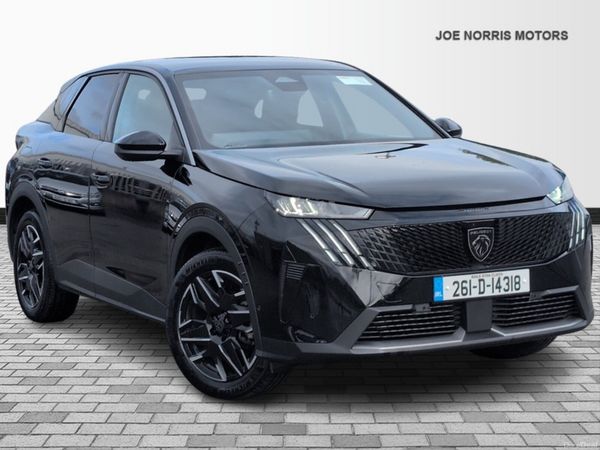 Peugeot 3008 SUV, Petrol Hybrid, 2026, Black