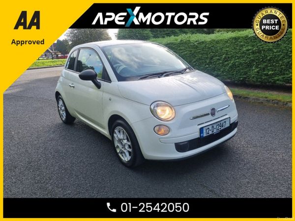 Fiat 500 Hatchback, Petrol, 2012, White