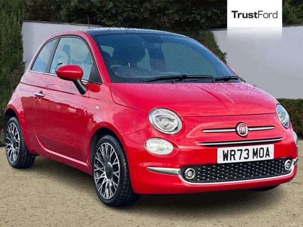 Fiat 500 Hatchback, Petrol, 2023, Red