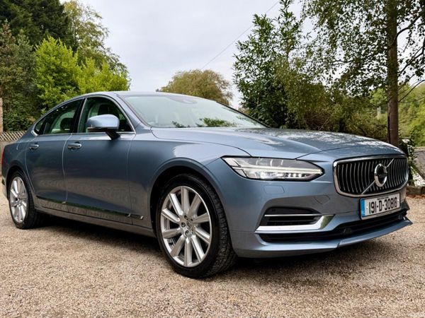 Volvo S90 Saloon, Petrol Plug-in Hybrid, 2019, Blue