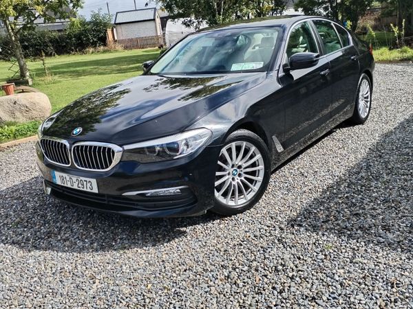 BMW 5-Series Saloon, Diesel, 2018, Black