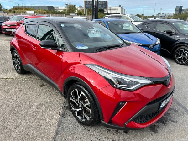 Toyota C-HR Hatchback, Petrol Hybrid, 2020, Red