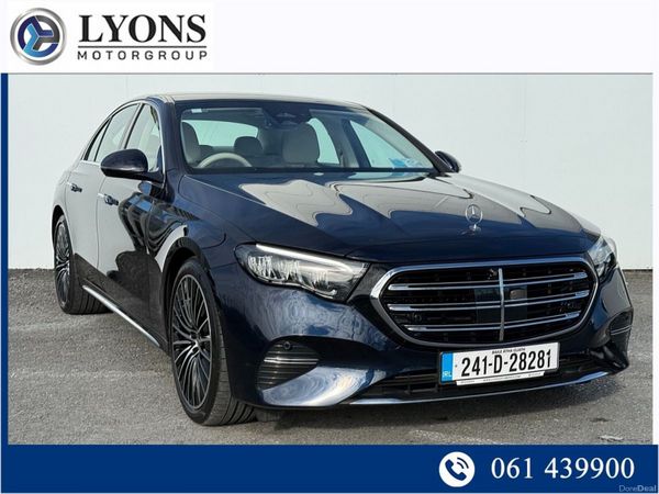 Mercedes-Benz E-Class Saloon, Diesel Hybrid, 2024, Blue