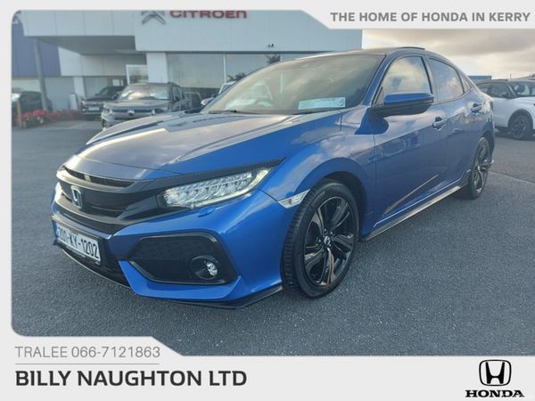 Honda Civic Hatchback, Petrol, 2020, Blue