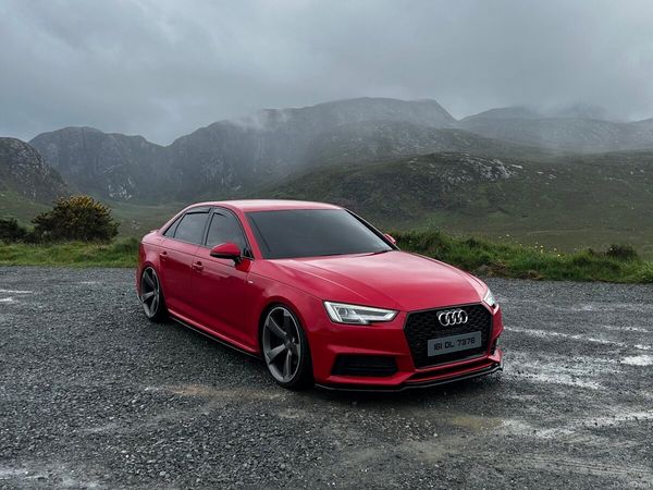 Audi A4 Saloon, Diesel, 2016, Red