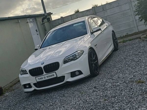 BMW 5-Series Saloon, Diesel, 2014, White