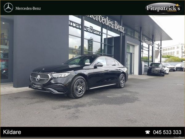 Mercedes-Benz E-Class Saloon, Diesel Plug-in Hybrid, 2025, Black