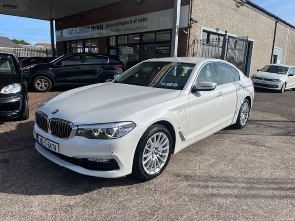 BMW 5-Series Saloon, Petrol Plug-in Hybrid, 2018, White
