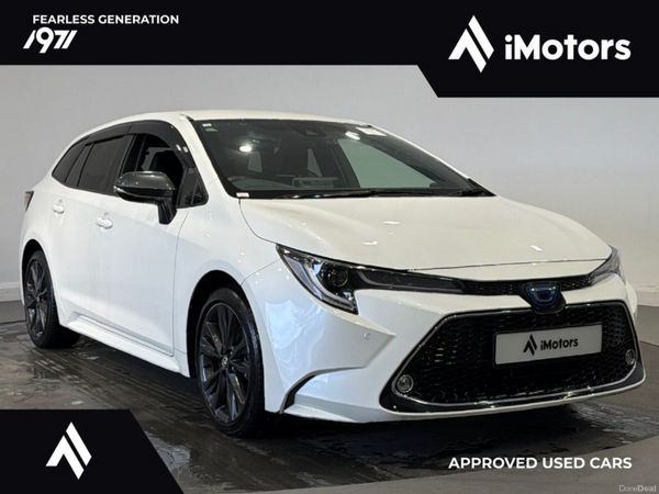 Toyota Corolla Estate, Petrol Hybrid, 2021, White