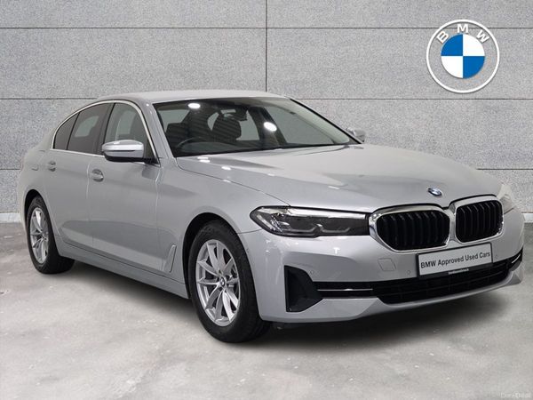 BMW 5-Series Saloon, Diesel, 2021, Silver