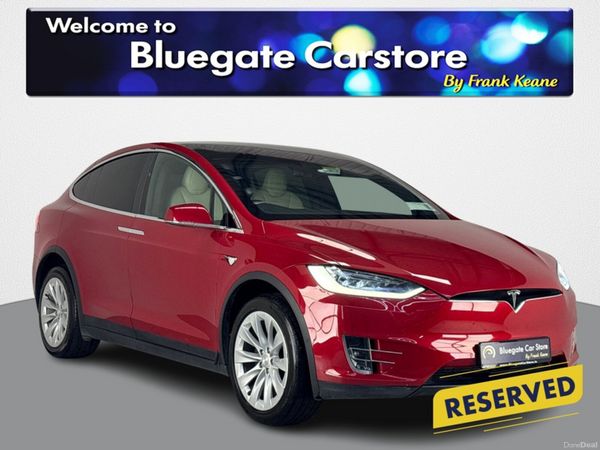 Tesla Model X MPV, Electric, 2020, Red