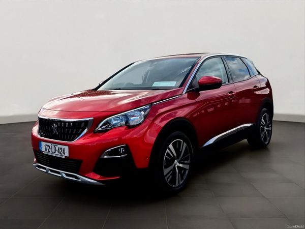 Peugeot 3008 SUV, Diesel, 2017, Red