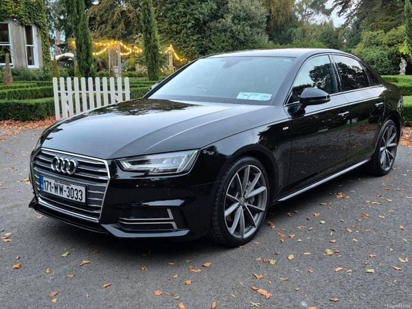 Audi A4 Saloon, Diesel, 2017, Black