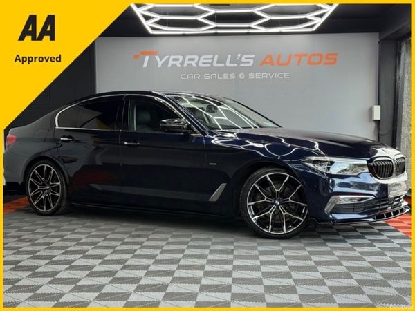 BMW 5-Series Saloon, Diesel, 2018, Blue