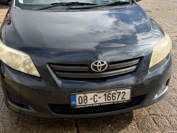 Toyota Corolla Saloon, Petrol, 2008, Black