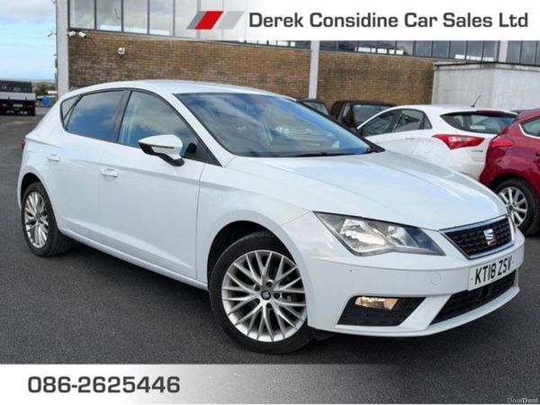 SEAT Leon Hatchback, Petrol, 2018, White