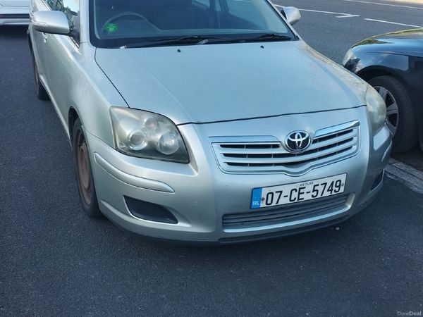 Toyota Avensis Saloon, Petrol, 2007, Silver