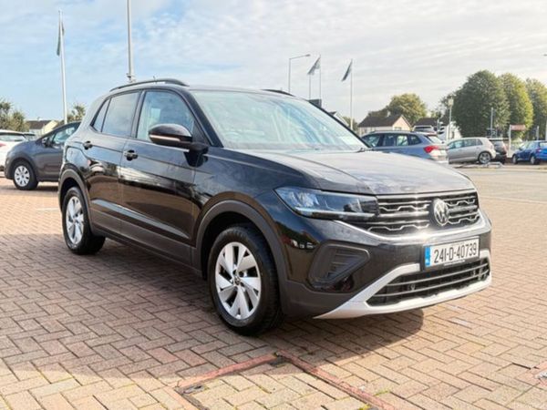 Volkswagen T-Cross Hatchback, Petrol, 2024, Black
